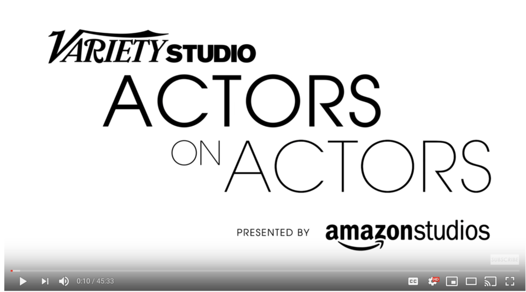 Actors on Actors Online TV show presented by Amazon