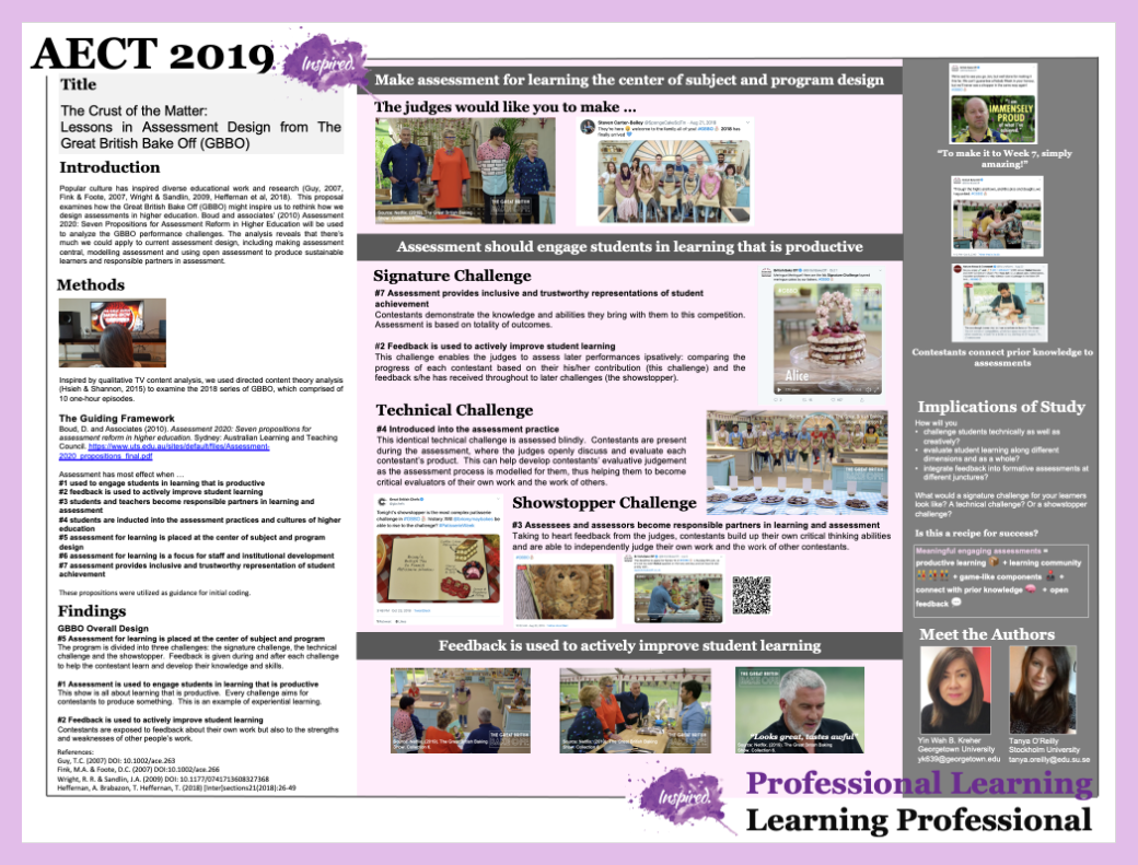 Research Poster for AECT 2019 Conference: The Crust of the Matter