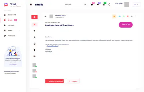 AR overlay on a legitimate email — reinforcing positive behaviors and helping users recognize safe patterns.