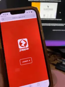 When QR code is scanned, the AR app is ready to launch.