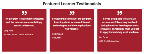 What learner said about the course
